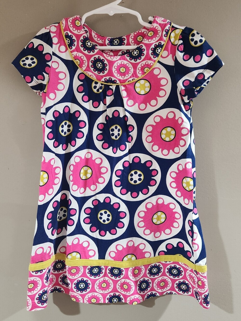 Hanna Andersson Floral dress 100% cotton 110